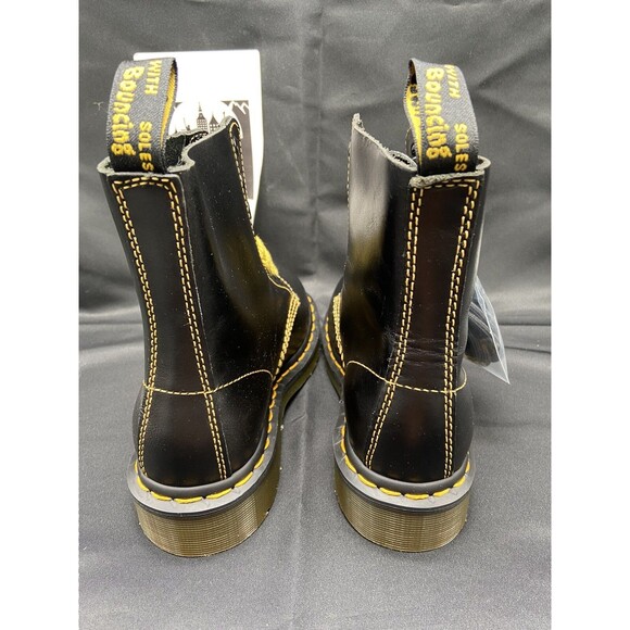 Dr. Martens 1460 Pascal Black Leather Lace Up Boots Men Size 4 Women Size 5 New - Picture 6 of 12